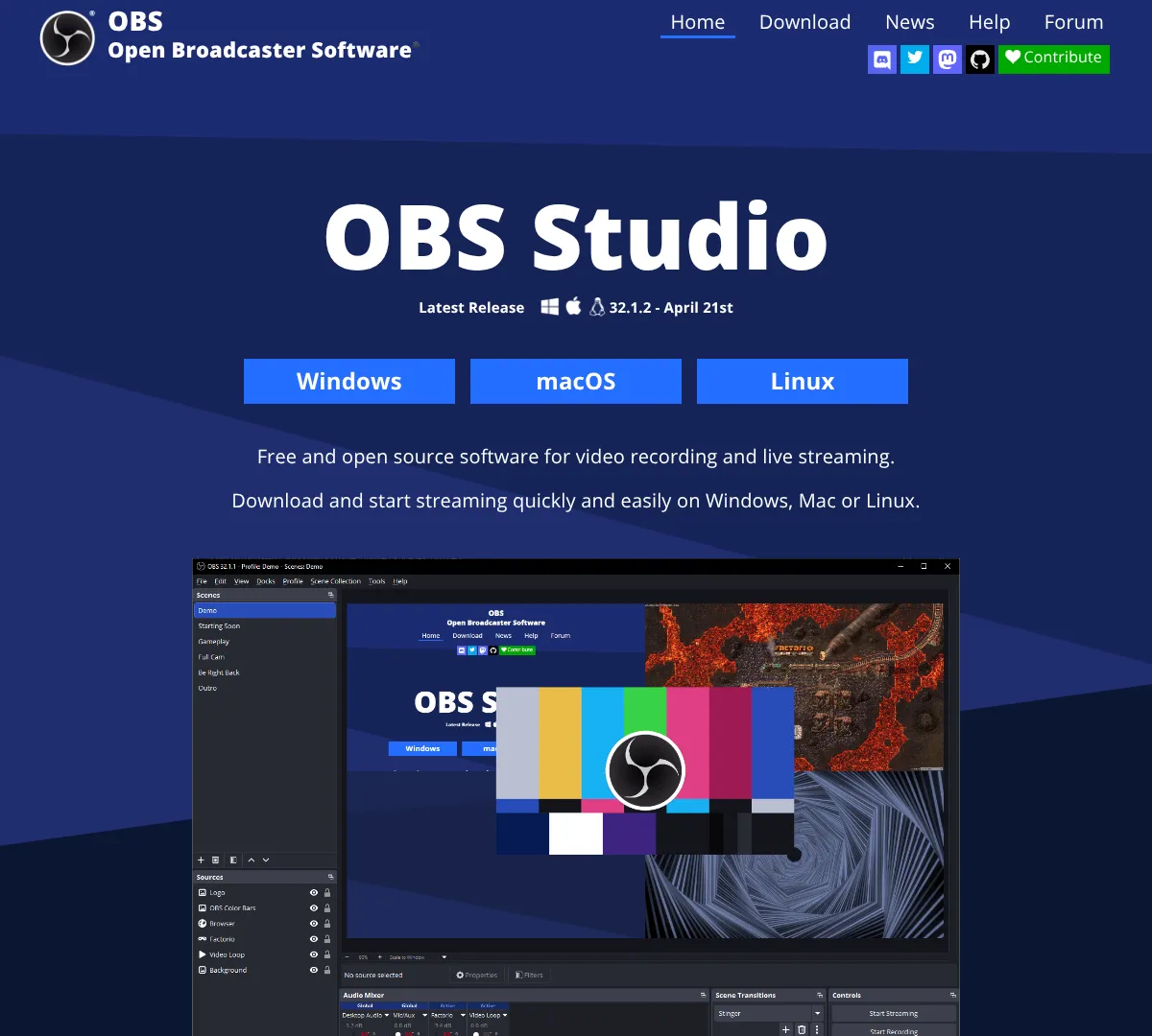 Obsproject pricing screenshot