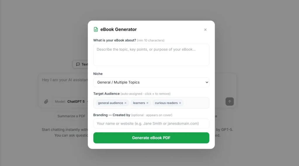 eBook as a business in 2026…We built an eBook generator. You might need it!